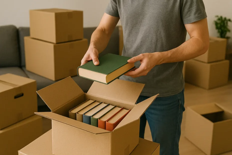 Stress bij verhuizen van boeken